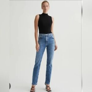 AG Adriano Goldschmied ALEXXIS High-Rise Vintage Straight Jeans